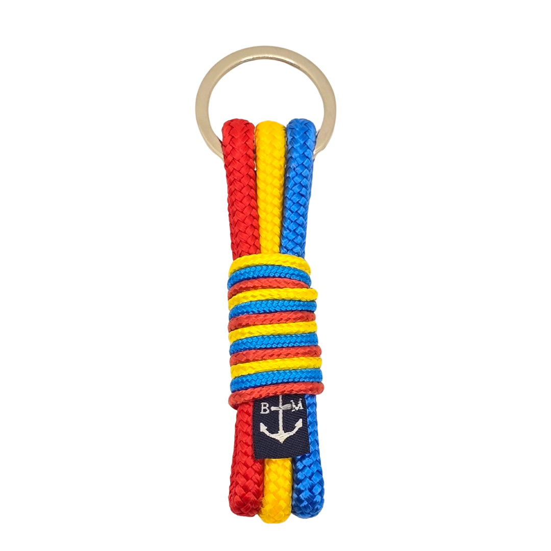 Romanian Flag Keychain