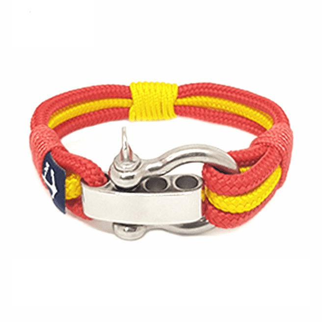 Spain Adjustable Shackle Nautical Bracelet