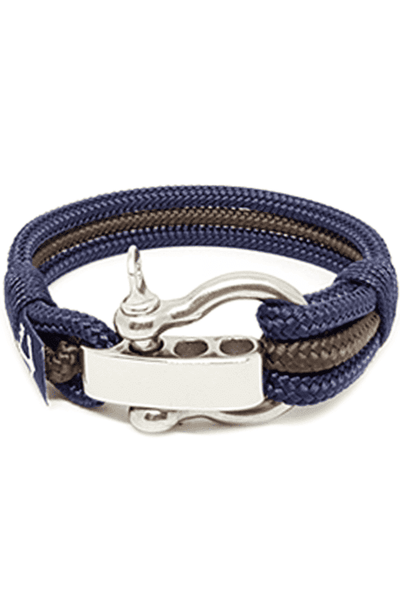 Adjustable Shackle Derry Nautical Bracelet