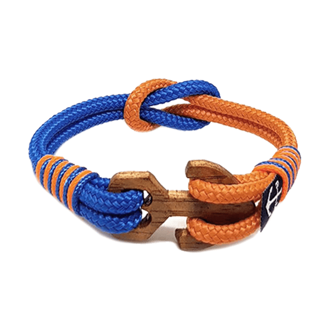 Bismarck Wood Anchor Nautical Bracelet