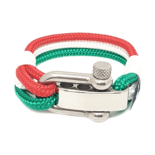 Italy Adjustable Shackle Nautical Bracelet