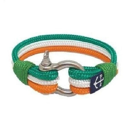 Ireland Flag Nautical Bracelet by Bran Marion