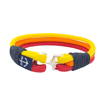 Red, Orange, & Yellow Nautical Bracelet