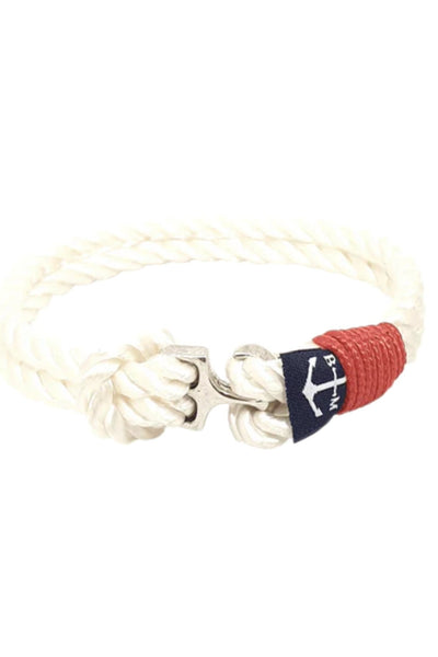 Sailors White and Red Nautical Bracelet - Bran Marion US