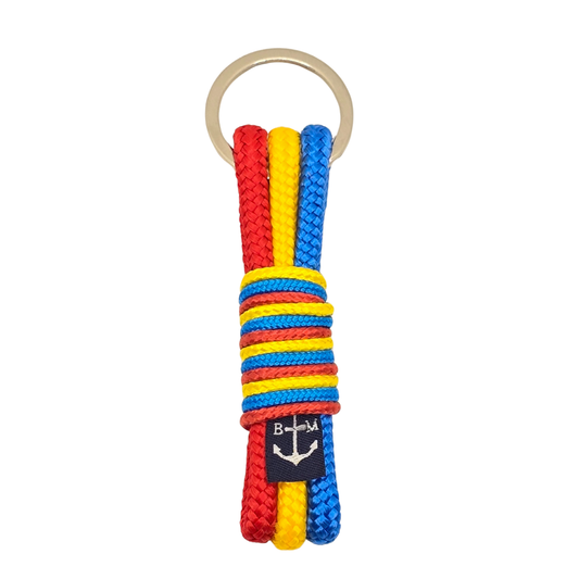 Romanian Flag Keychain
