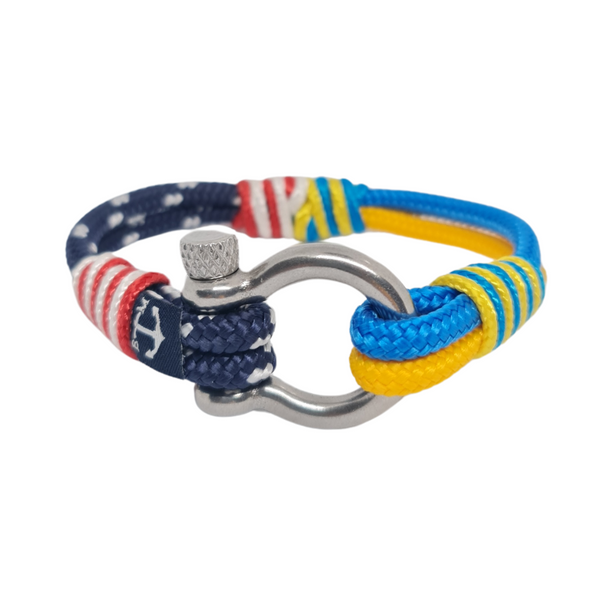 USA- Ukraine Nautical Bracelet