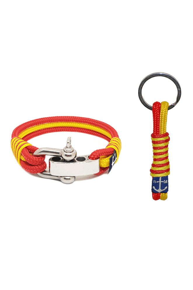 Manchester United Nautical Bracelet and Keychain