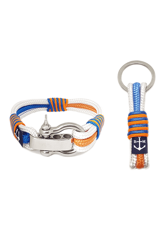 Jolly Roger Nautical Bracelet and Keychain