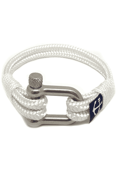 White Shackle Nautical Bracelet