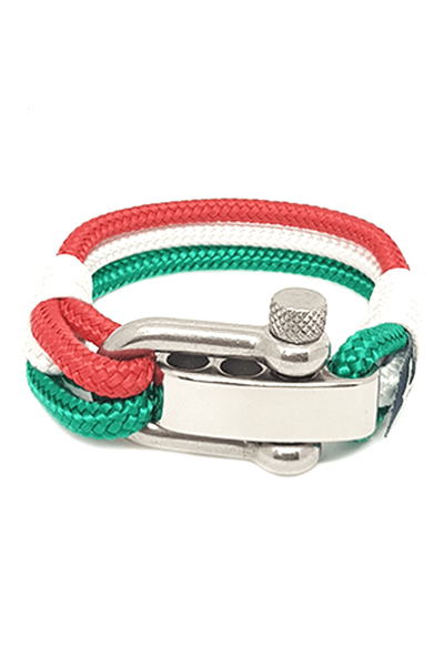 Italy Adjustable Shackle Nautical Bracelet