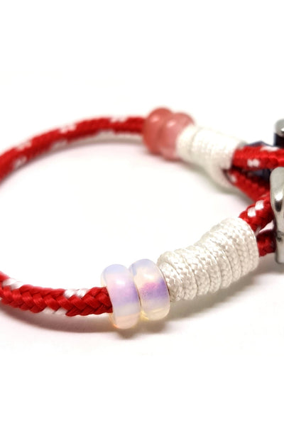 Natural Red Quartz and Pink Quartz BM bracelet