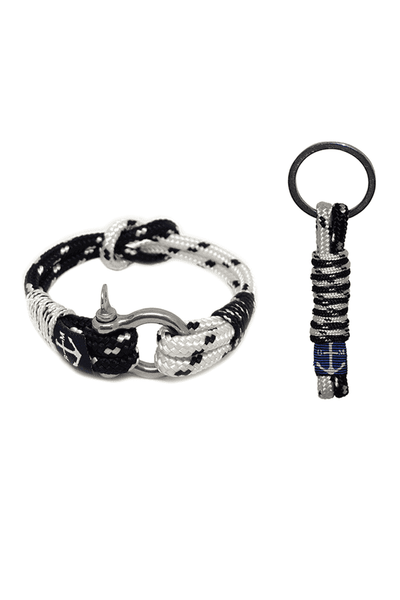 Ciarra Dotted Nautical Bracelet and Keychain